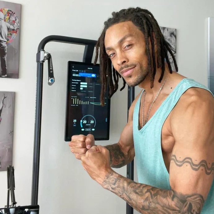 Allein mit seinem Speediance Heimfitnessstudio